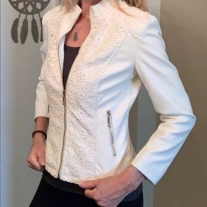 Downtown Coalition Vegan Leather Jacket - Barely Worn